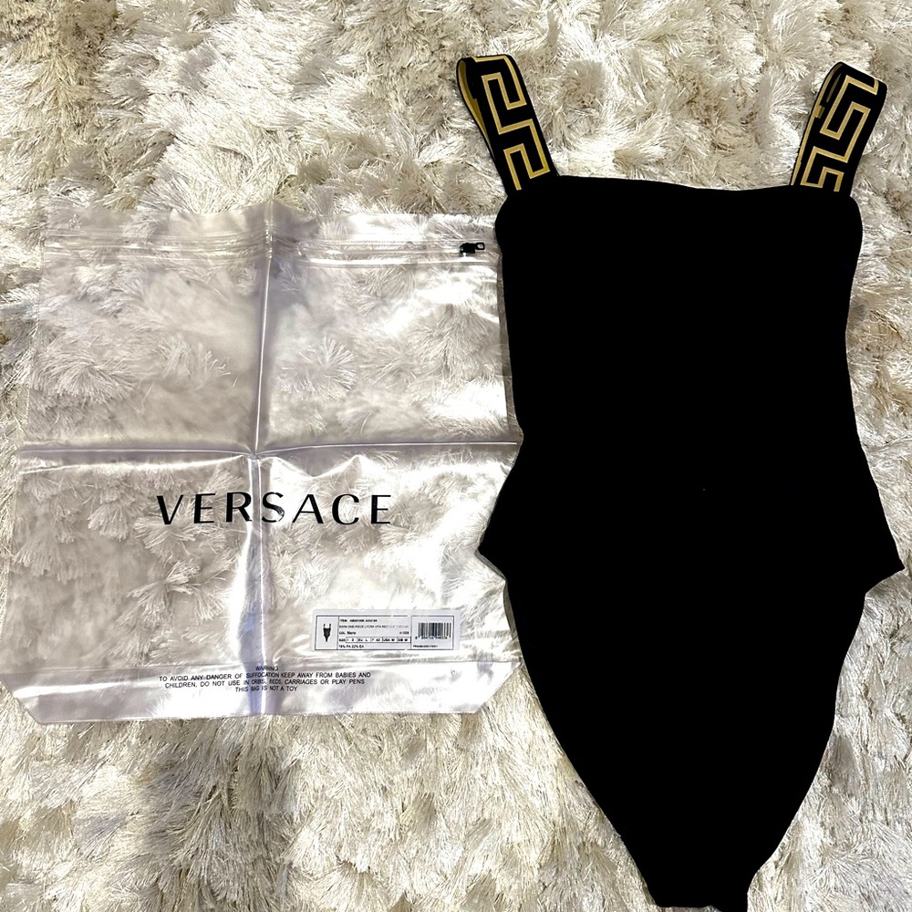 Versace - Greca One-Piece Bathing Suit